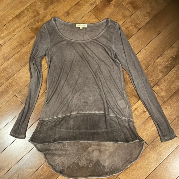 136. Lulus Black Swan Dooriya Sable Long Sleeve Top Small - Picture 7 of 11